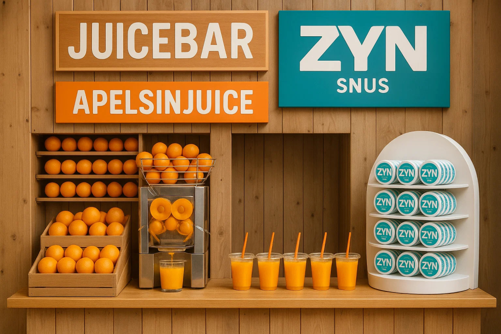 juice bar och zyn snus